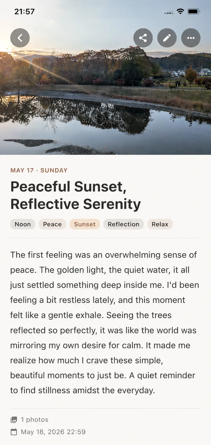 Smart Photo Diary screenshot