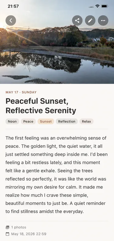 Smart Photo Diary screenshot 1